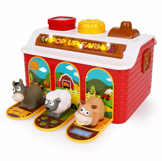 Pop Up Farm Musical Learning Toy CA425
