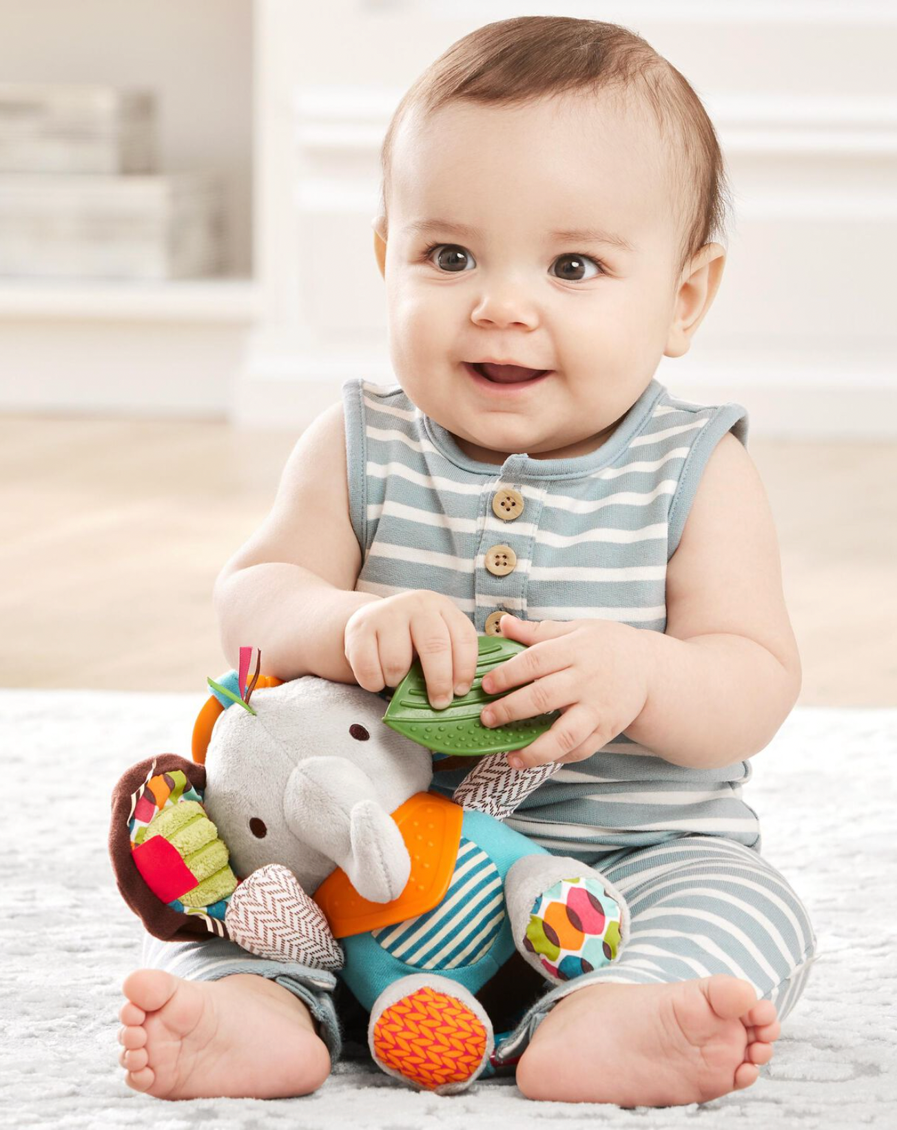 Juguete de actividad y dentición para bebés Skip Hop Bandana Buddies (CA365)