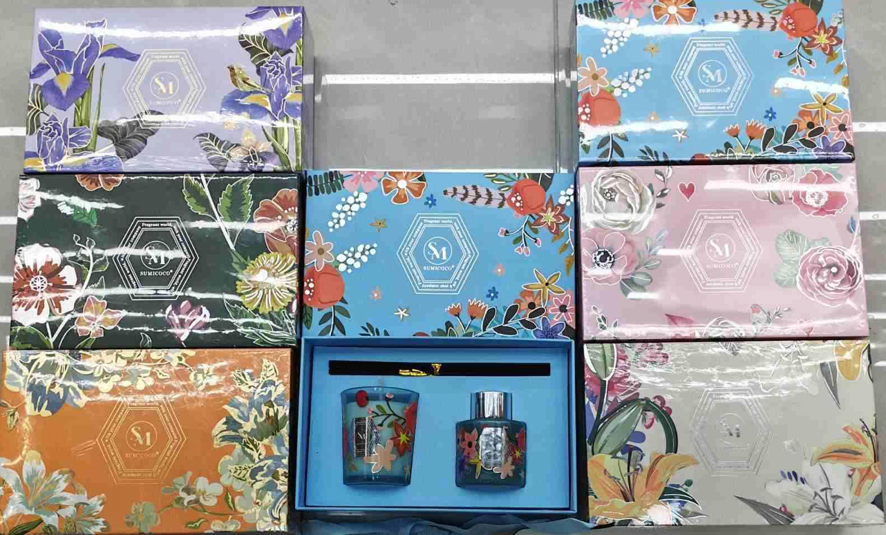 Scented Candle & Aroma Diffuser Gift Set (CA085)