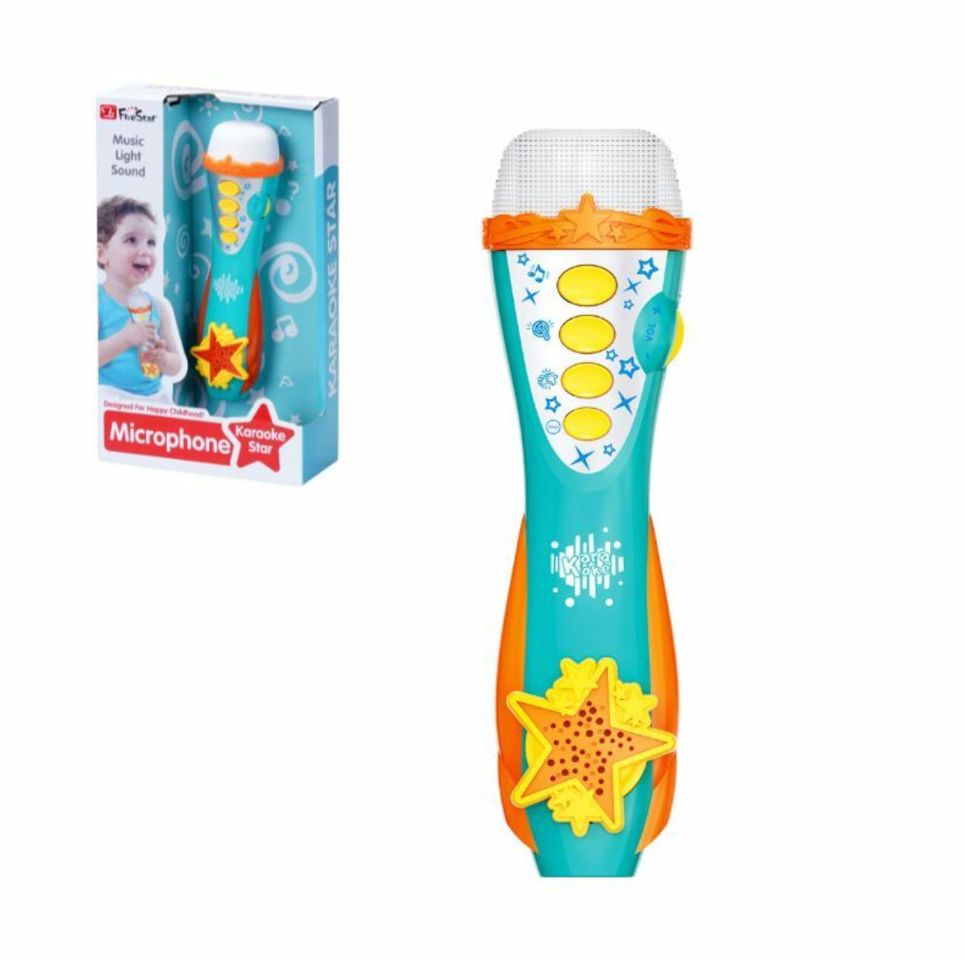 Kids Toy Microphone with Light & Sound (CA433)