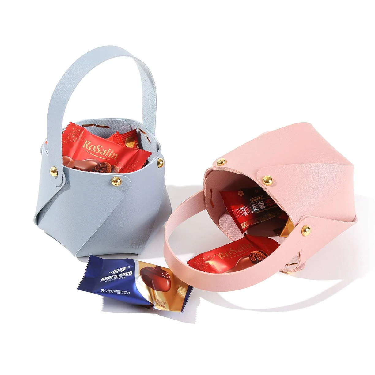 Mini bolso plegable de piel sintética - CA066