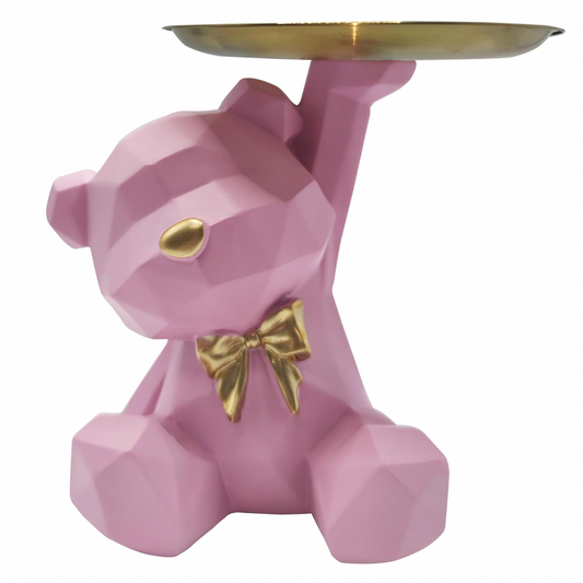 Decorative Geometric Bear Sculpture - CA391