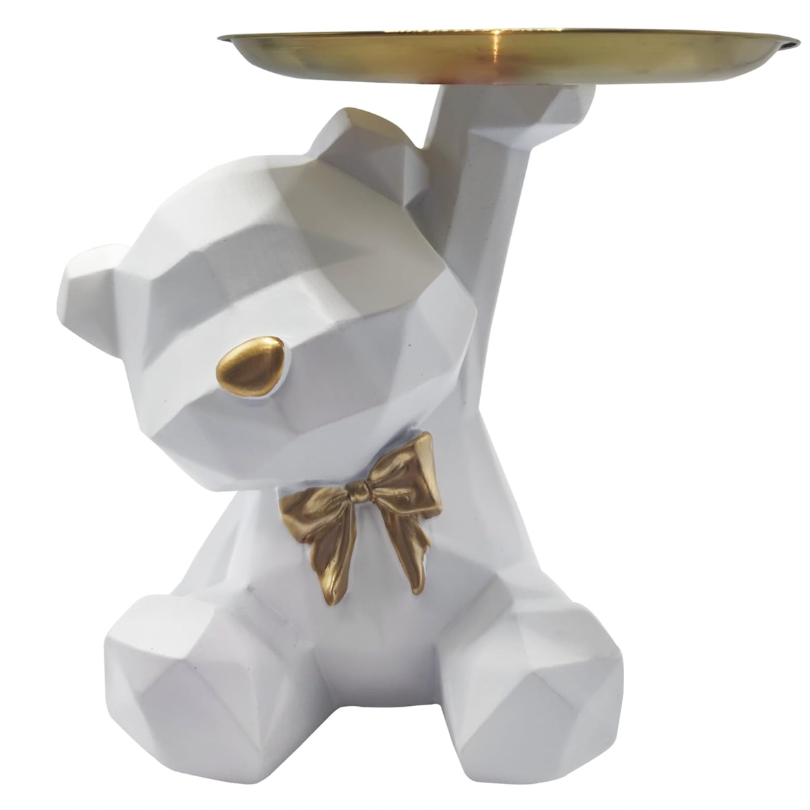 Decorative Geometric Bear Sculpture - CA391