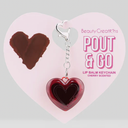 POUT & GO LIP BALM KEYCHAIN CHERRY - PAG-LBC