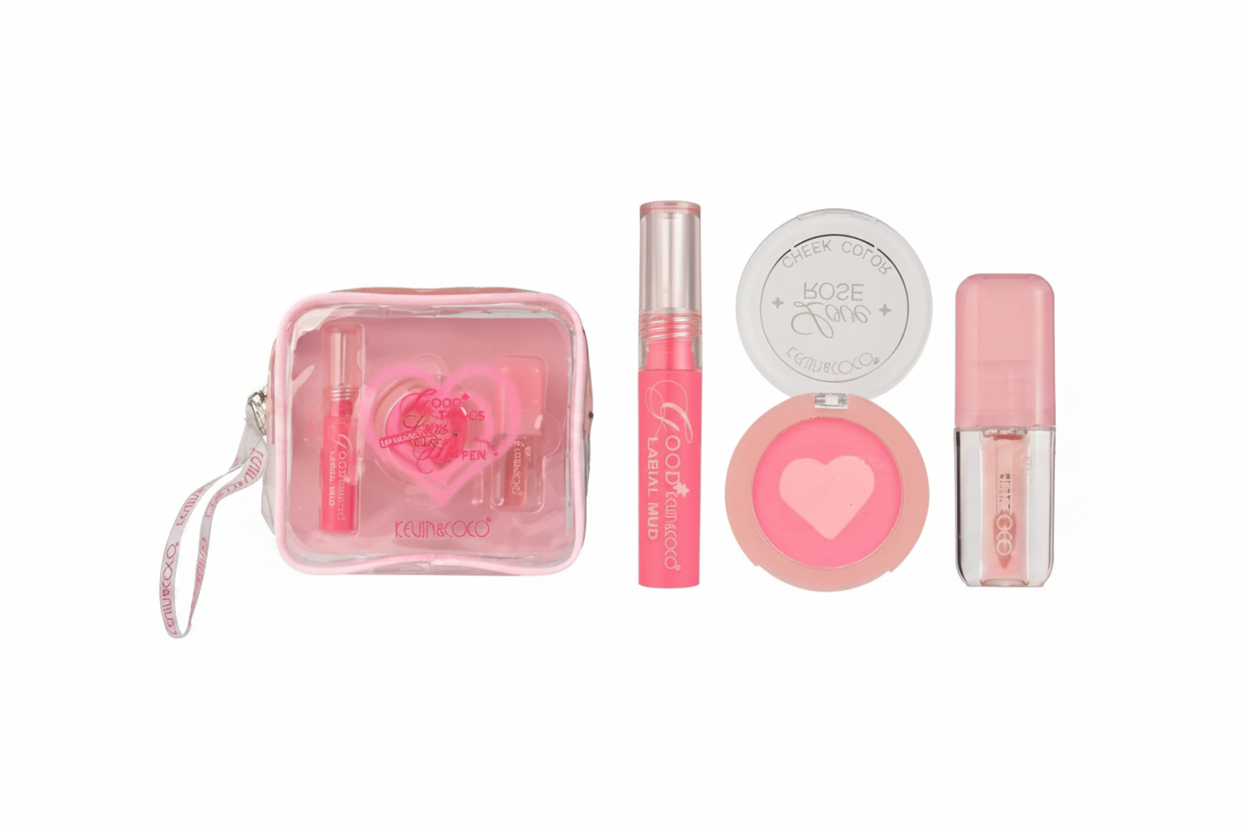 “Good Things Will Happen” Mini Makeup Kit, Kevin & Coco - KC247554