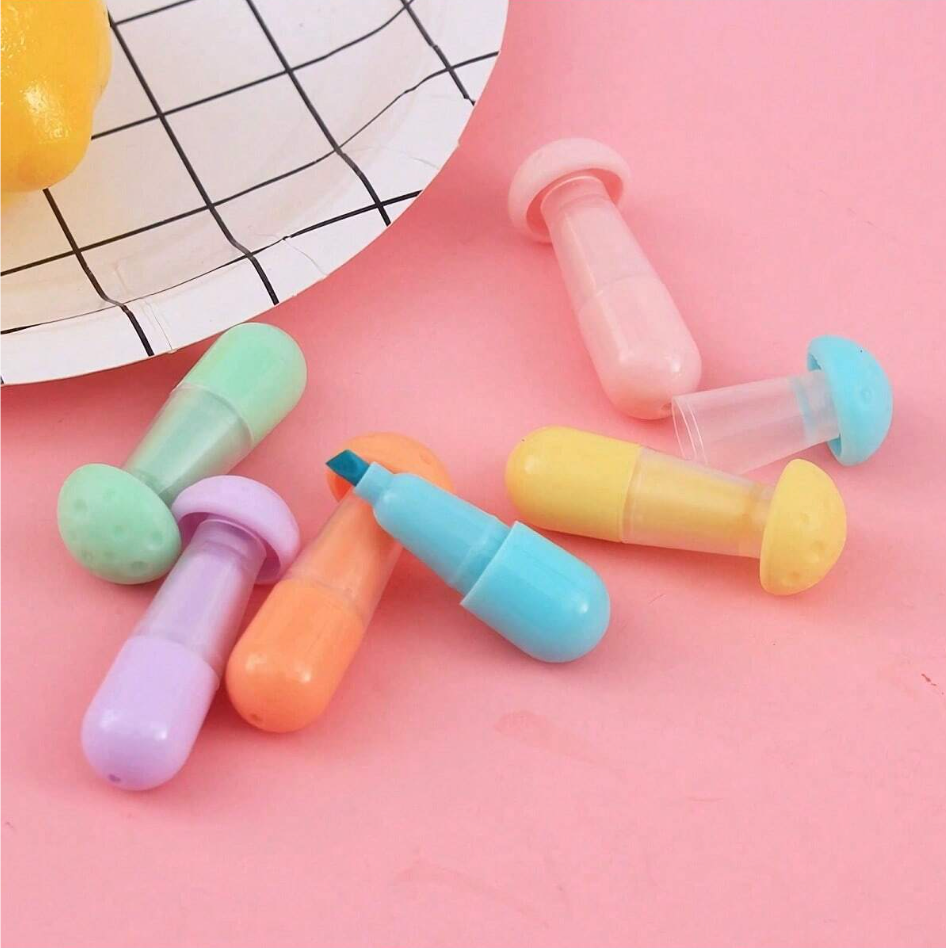 Mini Mushroom Highlighter x 6Pcs DL-108