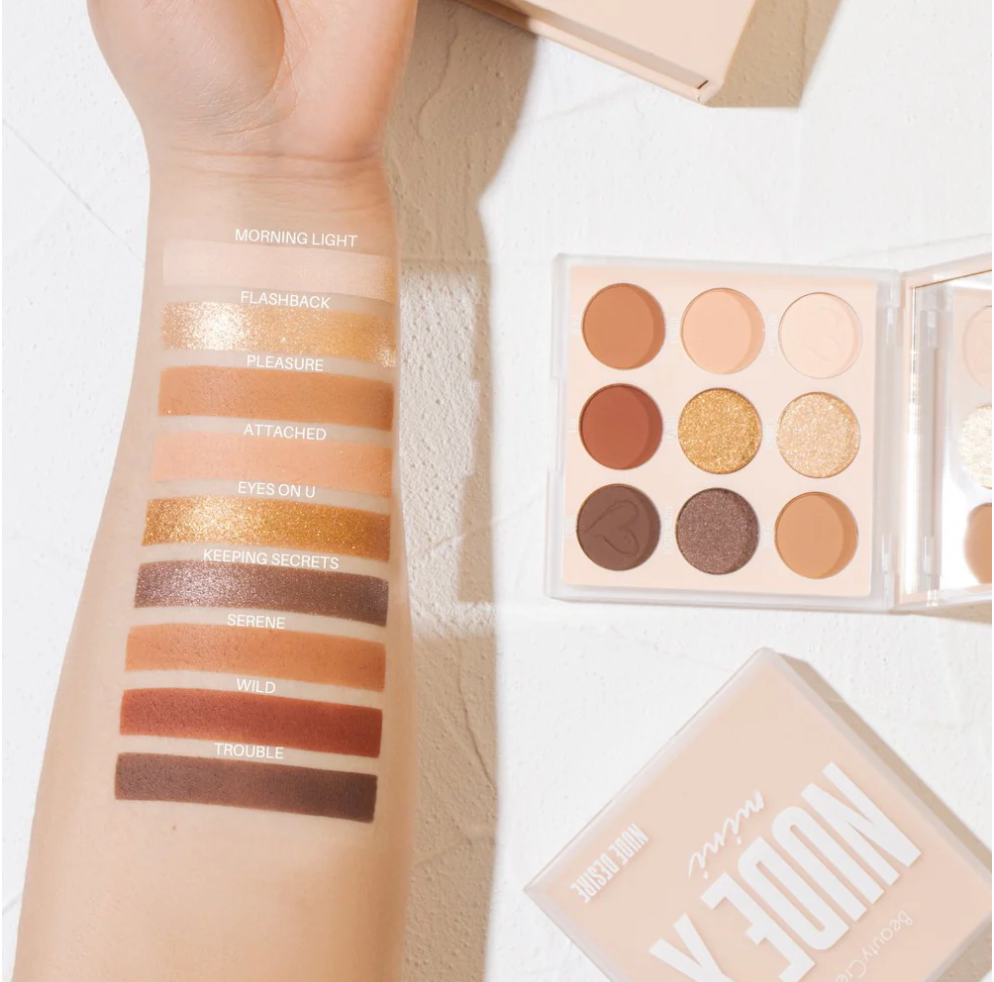 Nude X Eyeshadow Palette (9 Shades) - Beauty Creations