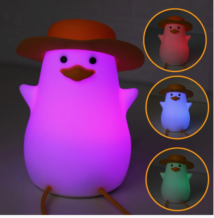Rechargeable Duck Silicone Lamp