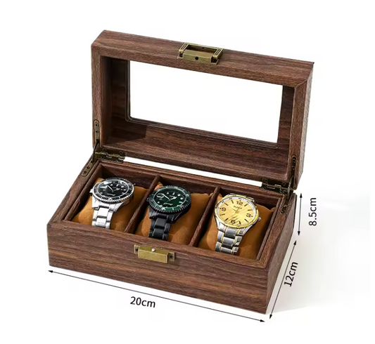 Wooden Jewelry Watch Box Ref: CA-140