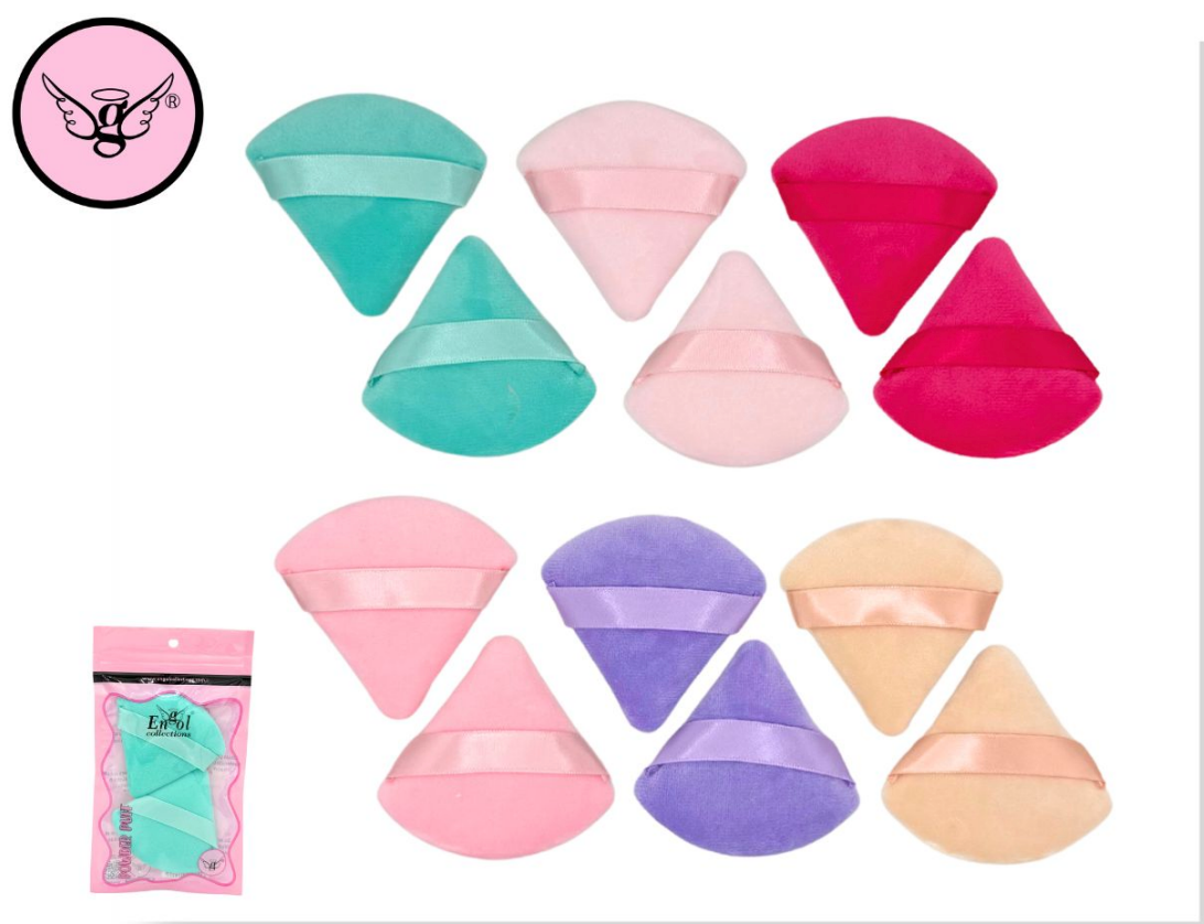 Velvet Powder Puff – 2 Piece Pack