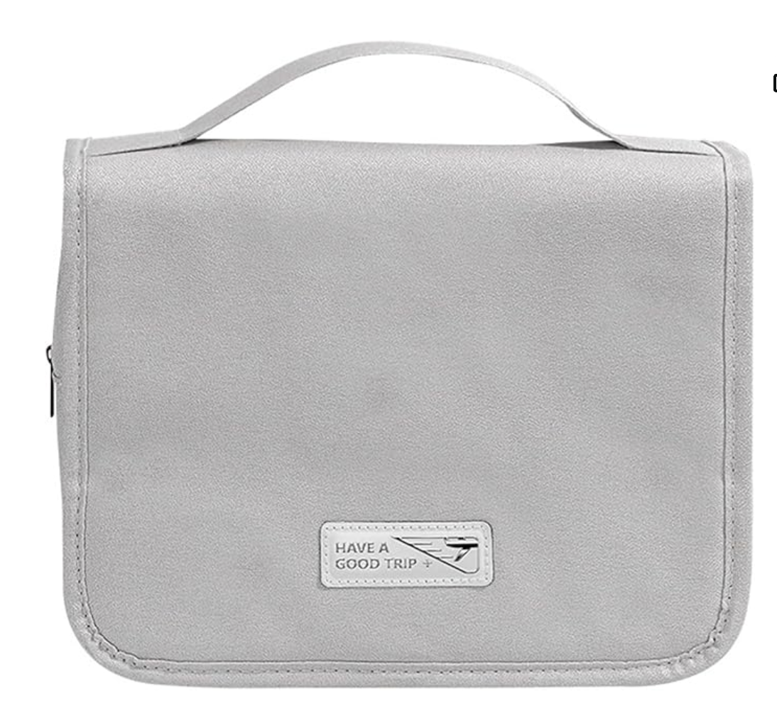 Hanging Toiletry Bag with Detachable Pouch