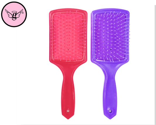 Paddle Hair Brush – Hot Pink & Purple
