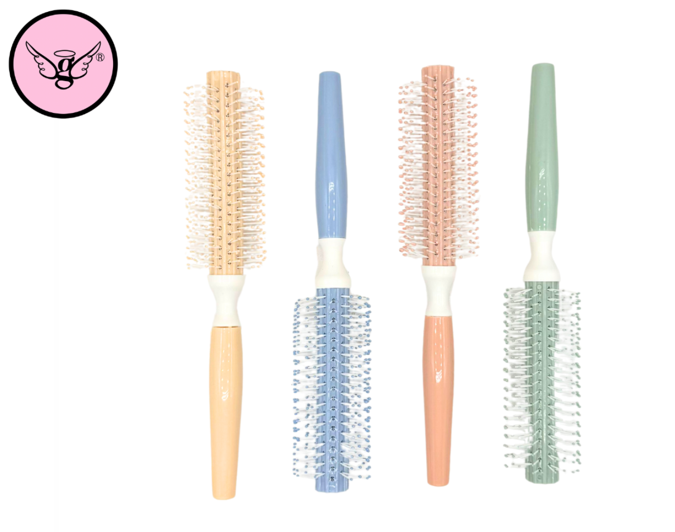 4-Color Detangling Hair Brushes