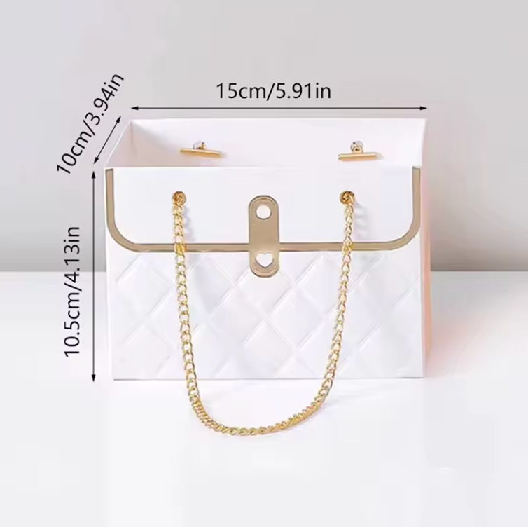 Mini Gift Box with Gold Chain