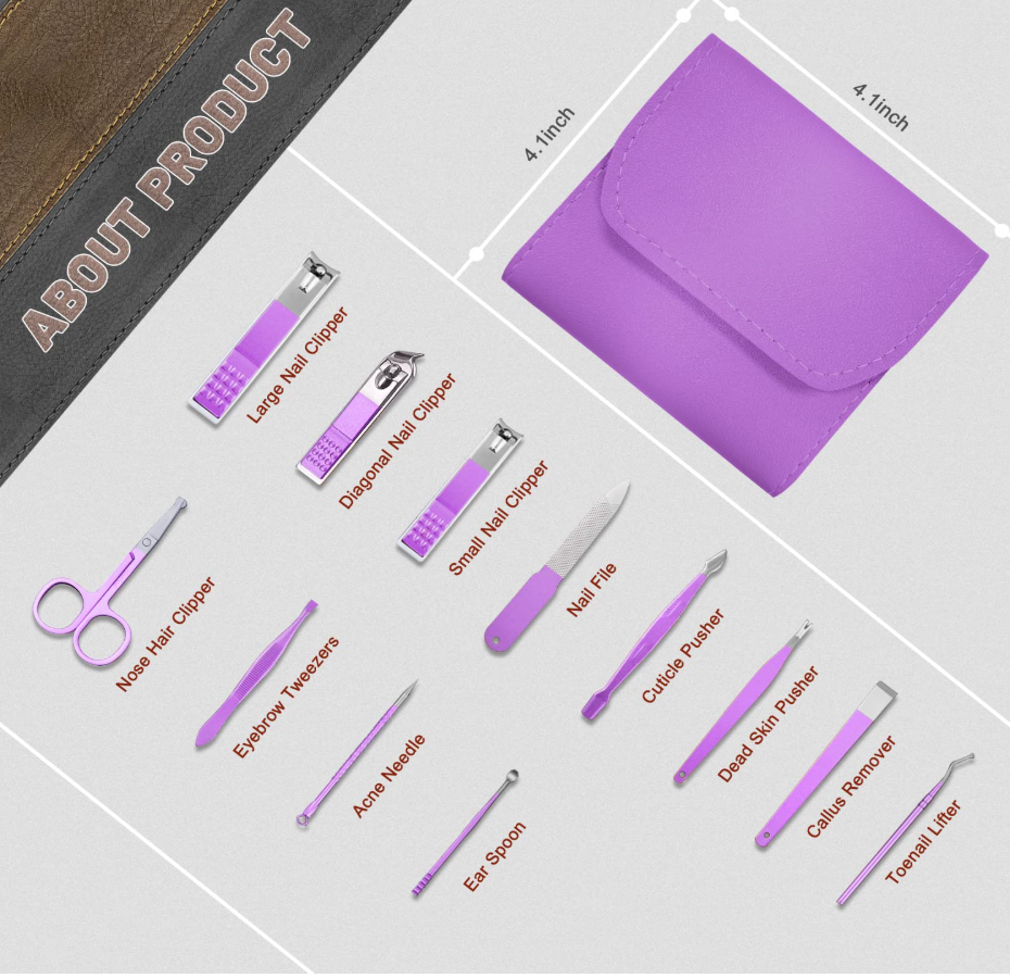 12-Piece Manicure & Pedicure Set