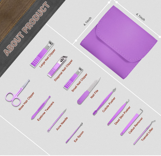 12-Piece Manicure & Pedicure Set