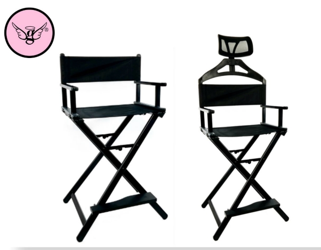 Professional Aluminum Makeup Chair with Headrest