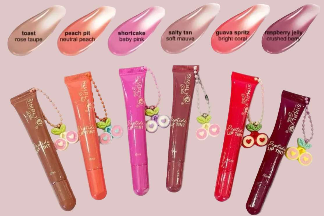 Peptide Lip Tint with Beaded Charm