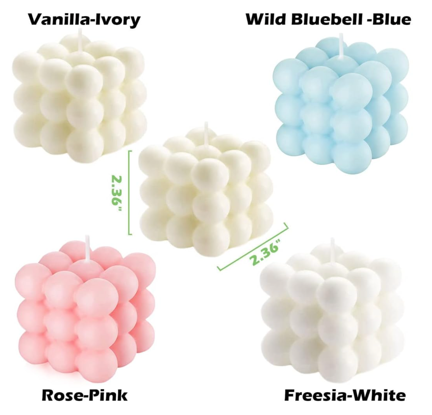 Bubble Cube Candle (CA057-2)