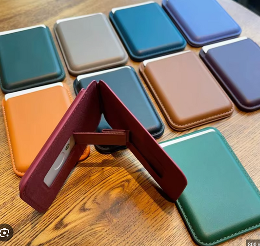 Magnetic Phone Wallet Case with Foldable Stand (CA186)