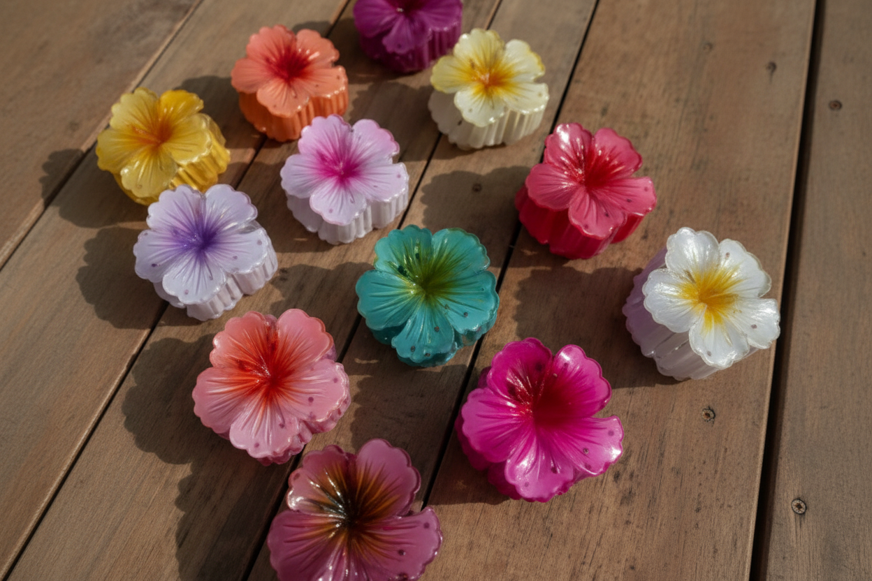 Pinza para el pelo con forma de flor / HWI-832