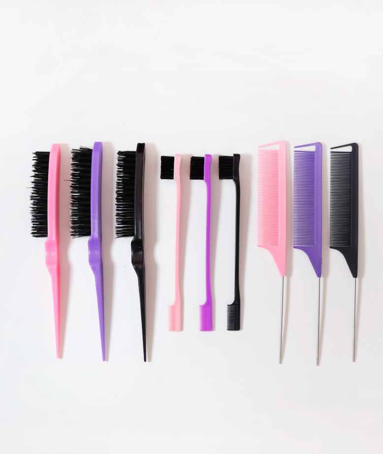 Juego de 3 cepillos y peines para el cabello / CEP365