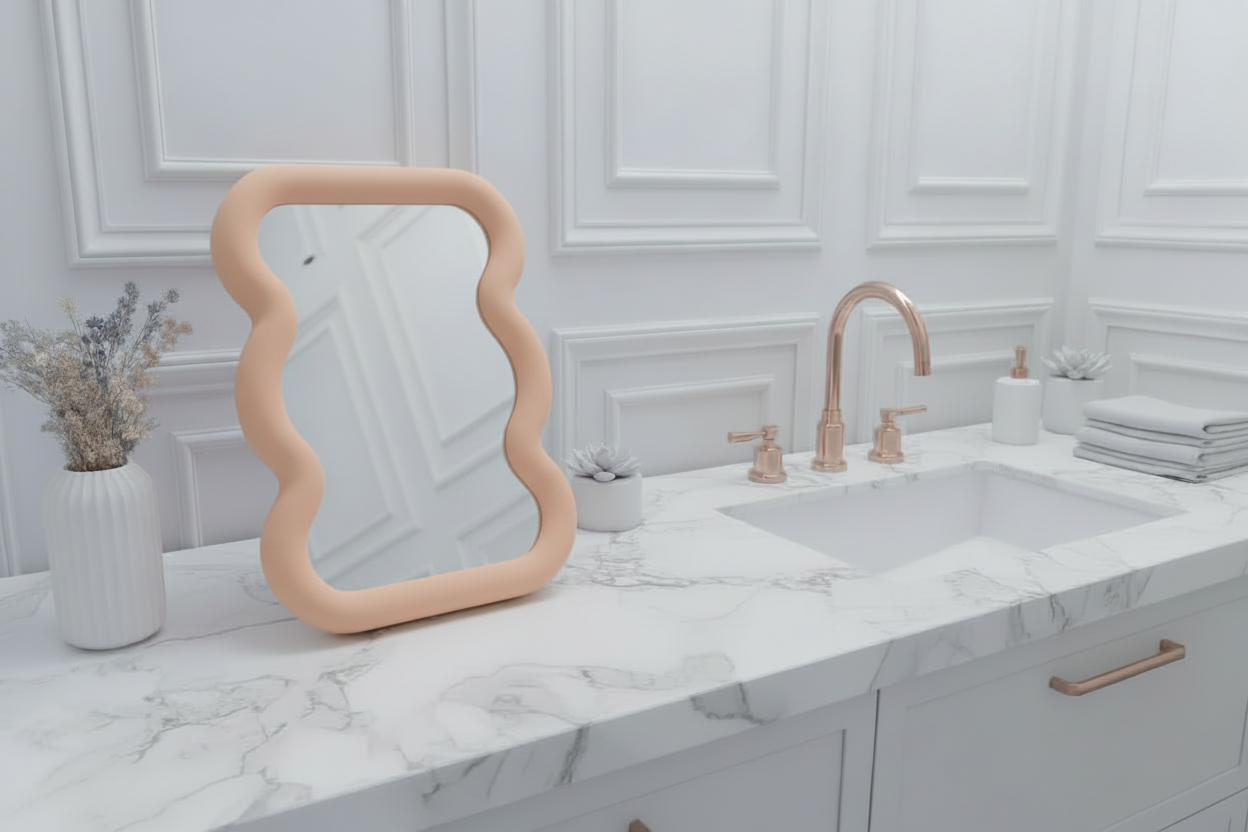 Wavy Border Vanity Mirror – F9