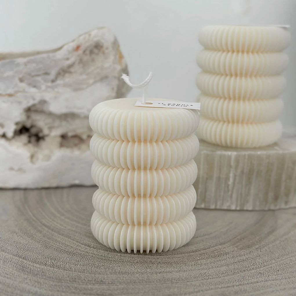 Vela acanalada en capas (CA057-6)