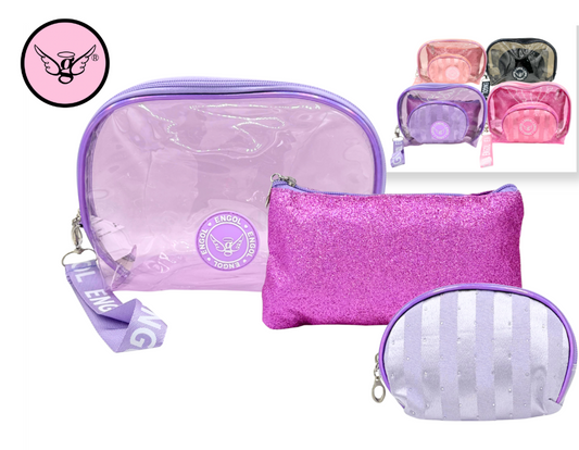 Cosmetic Bag Set – 3-Piece (CEN-265)