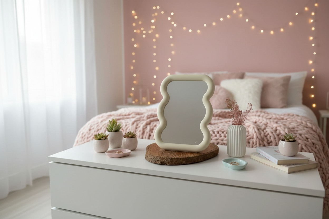 Wavy Border Vanity Mirror – F9