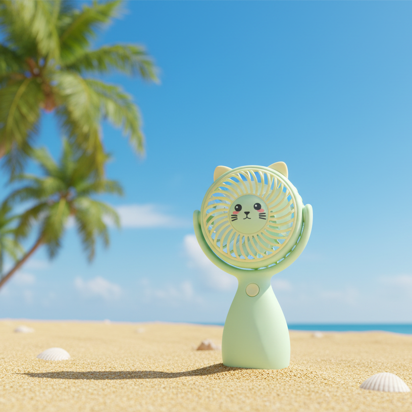 Cute Animal Handheld Mini Fan –MLS6185