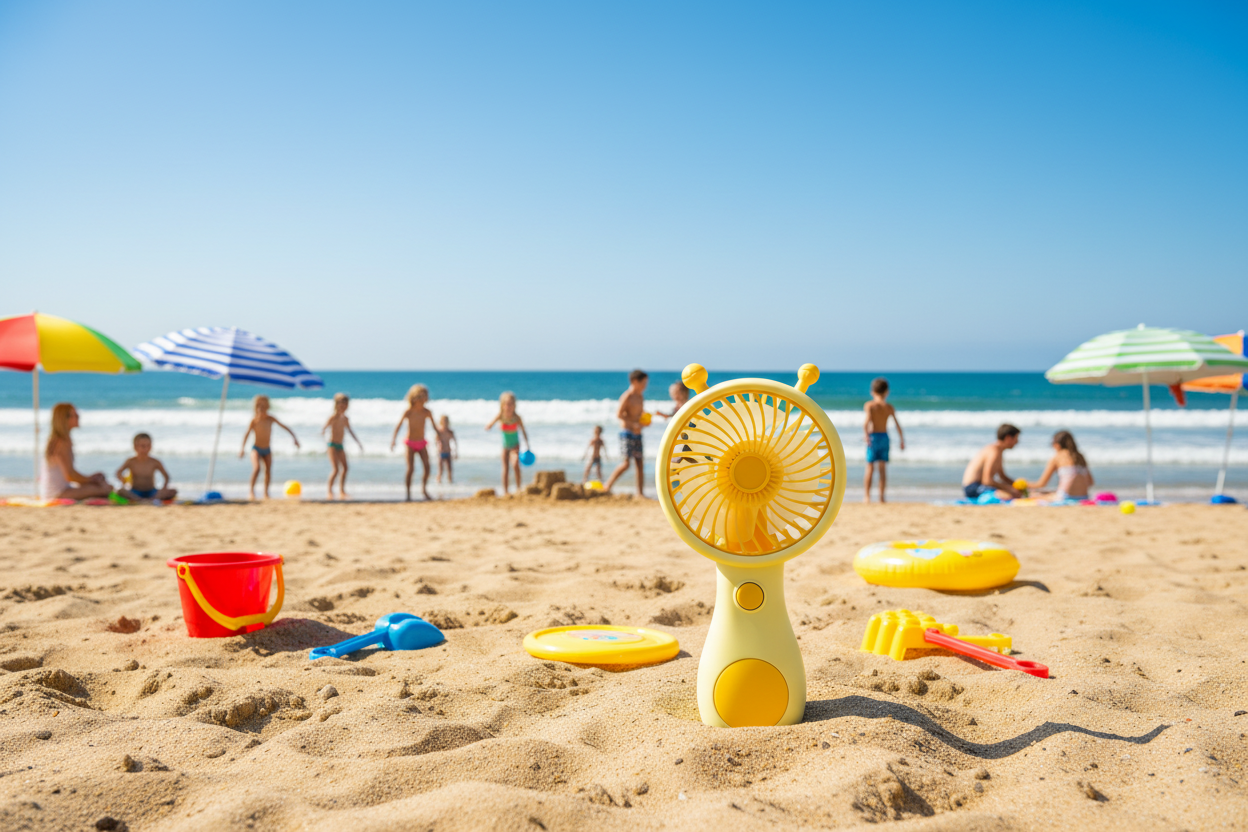 Mini ventilador con orejas de oso (n.° SL8802)