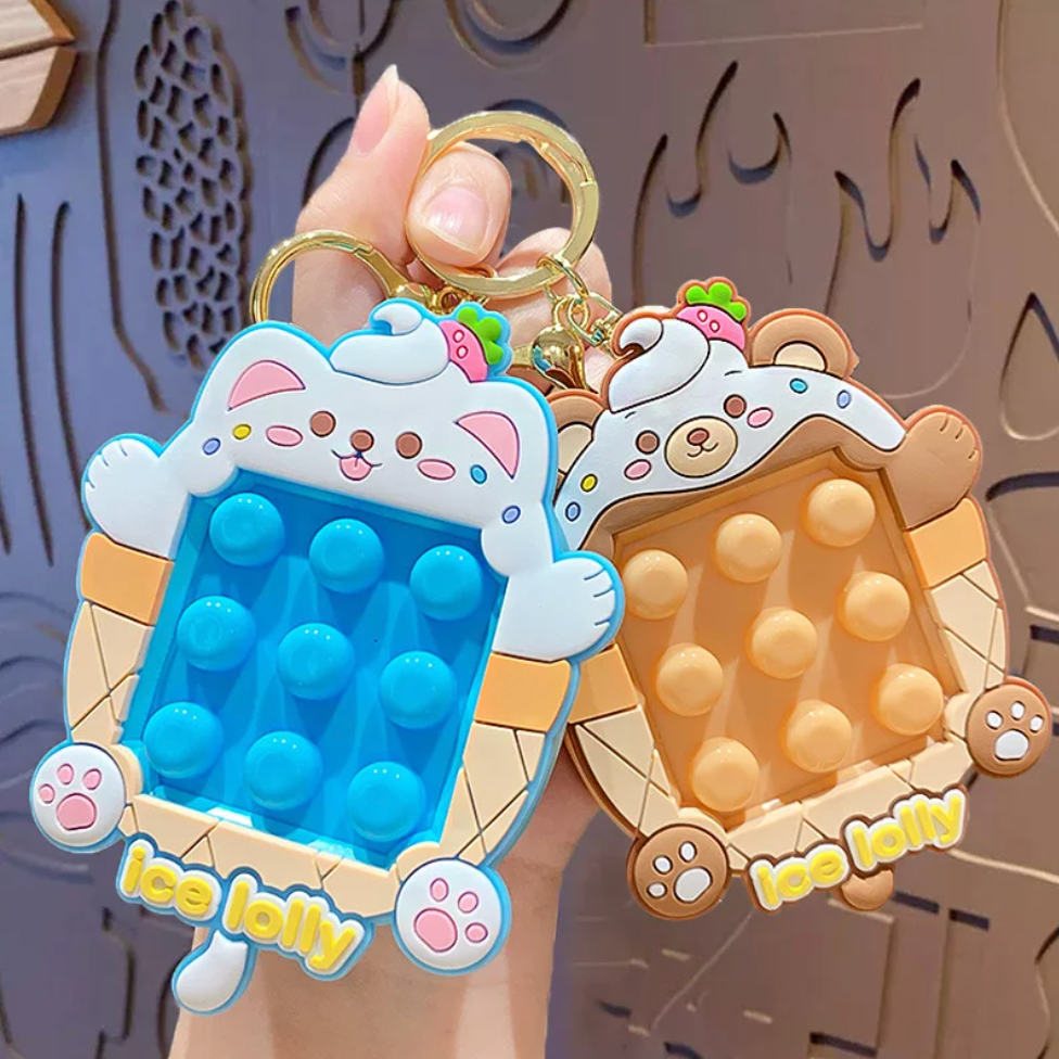 Ice Lolly Pop Bubble Keychain (CA114-3)