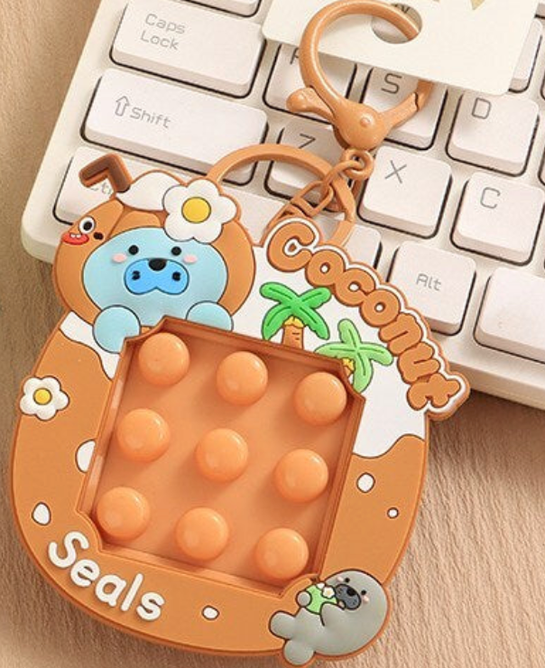 Stress Relief Pop Keychain (CA114-1)