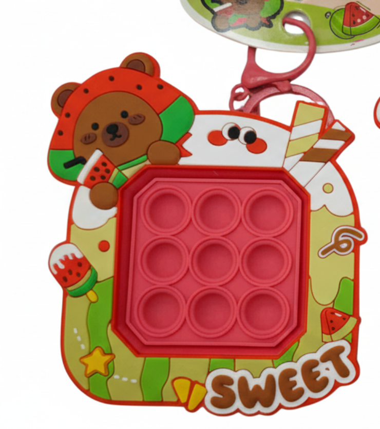 Watermelon Pop-It Fidget Keychain (CA114-6)