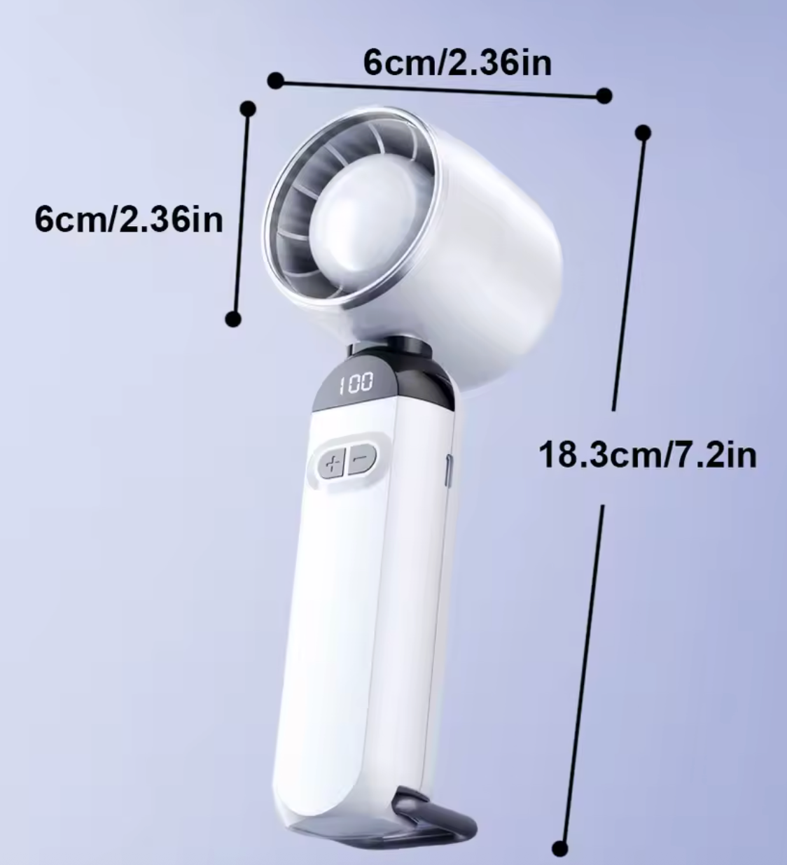 Mini ventilador de mano TurboFan Snail Ref: 801