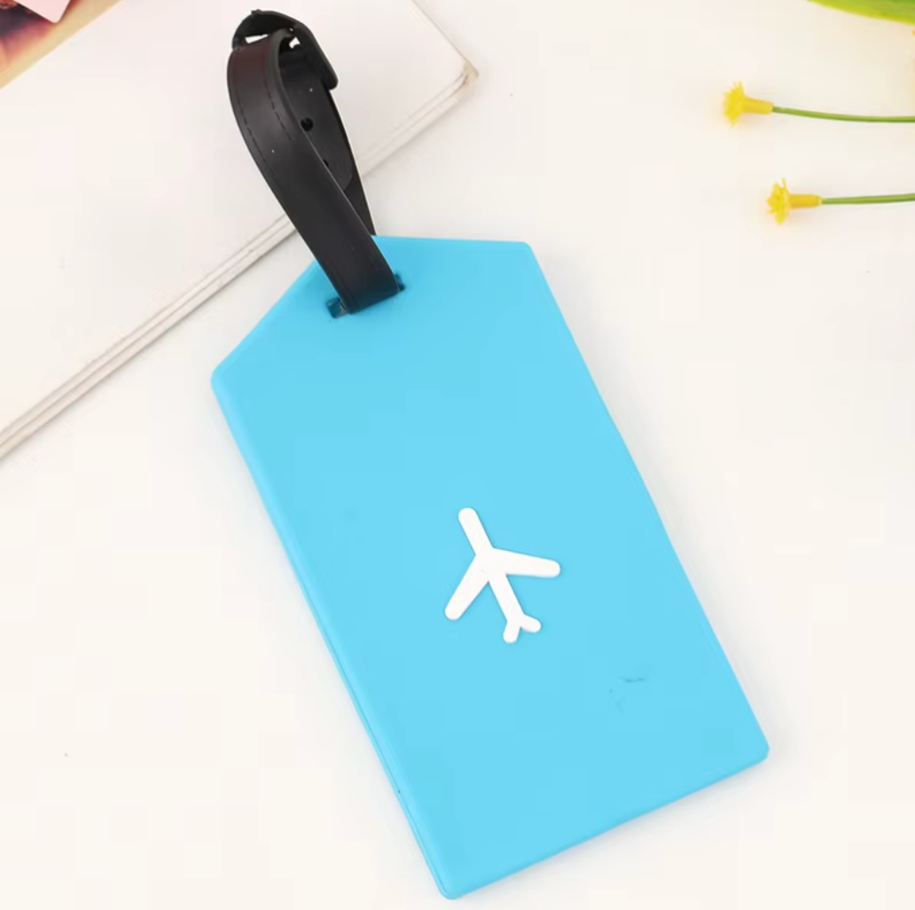 Etiquetas de equipaje coloridas - Etiquetas de identificación para maletas de viaje - CA112
