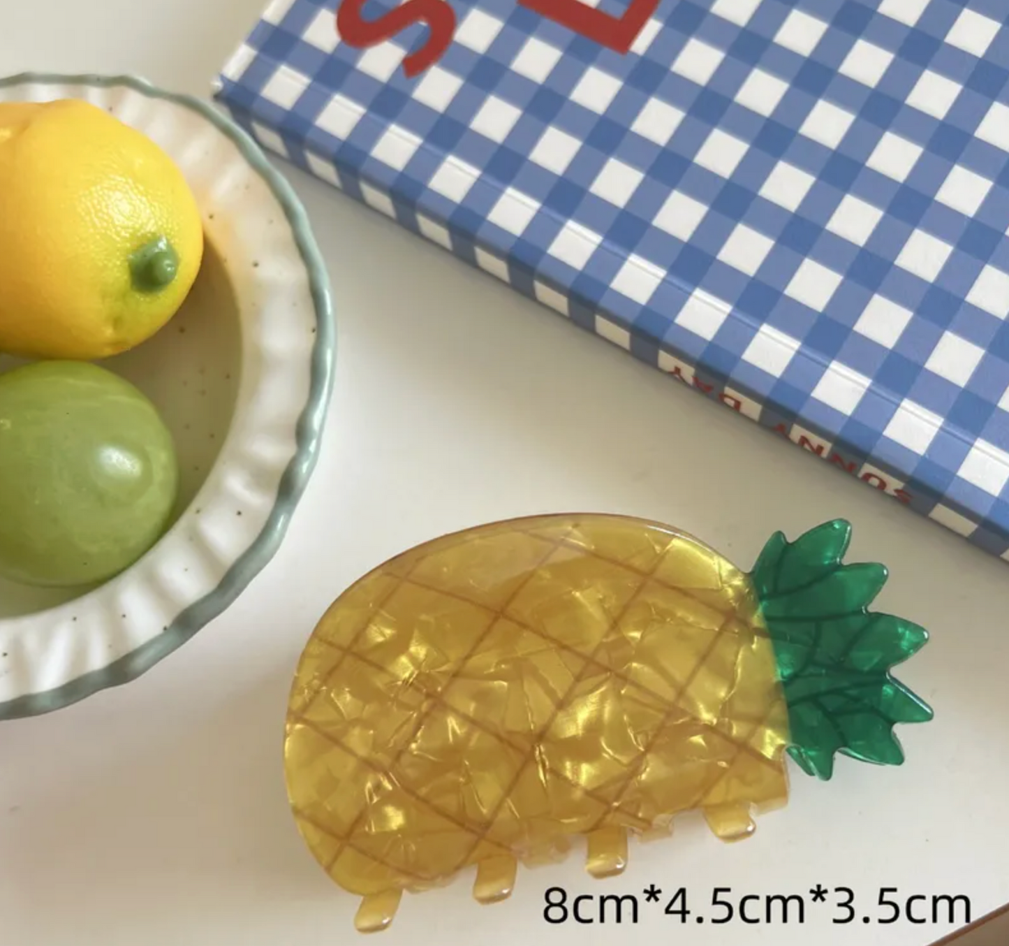 Pinza de pelo de fruta acrílica / PCF-29