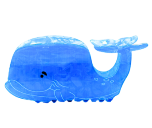 Pinza de pelo acrílica de animales del océano / PCF-30