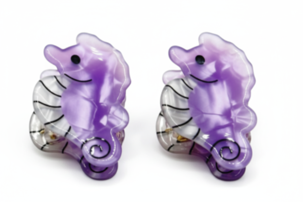 Mini garras acrílicas de pelo de animal (1 par por tarjeta) PCF-32