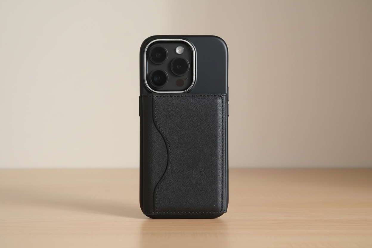 **Cartera de cuero con diseño plegable y ranuras para tarjetas (CA188)