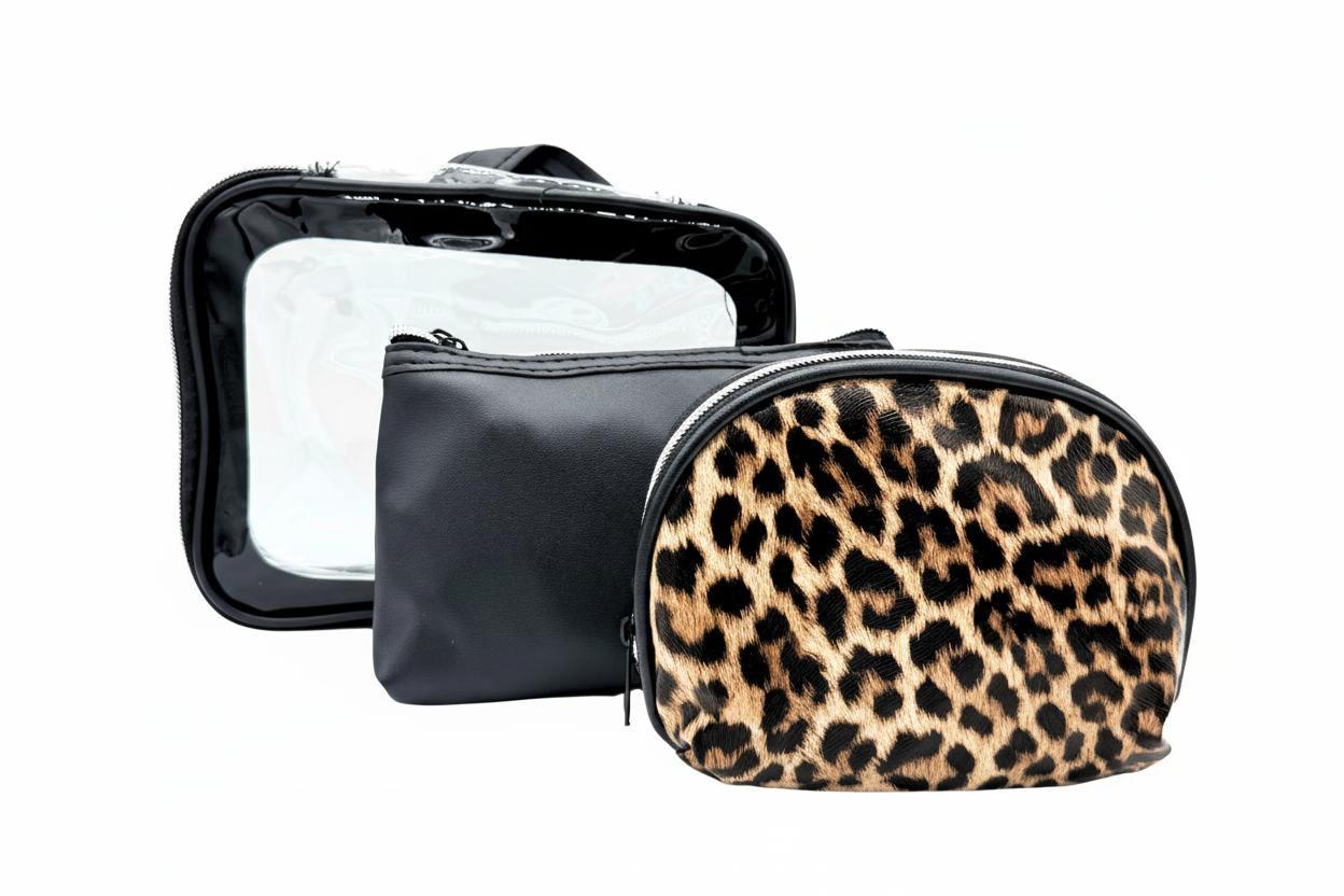 Neceser con estampado de leopardo/ Ref: BAO-619