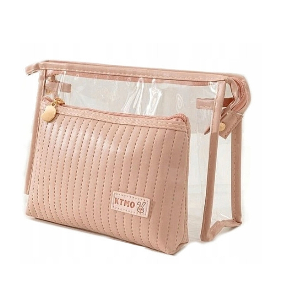 Juego de 2 bolsas de cosméticos acolchadas/ GUM-842