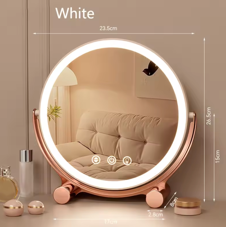 Espejo de tocador LED con sensor táctil JF-503