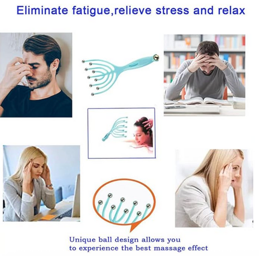 Peine masajeador de cuero cabelludo de 11 brazos – WY-939