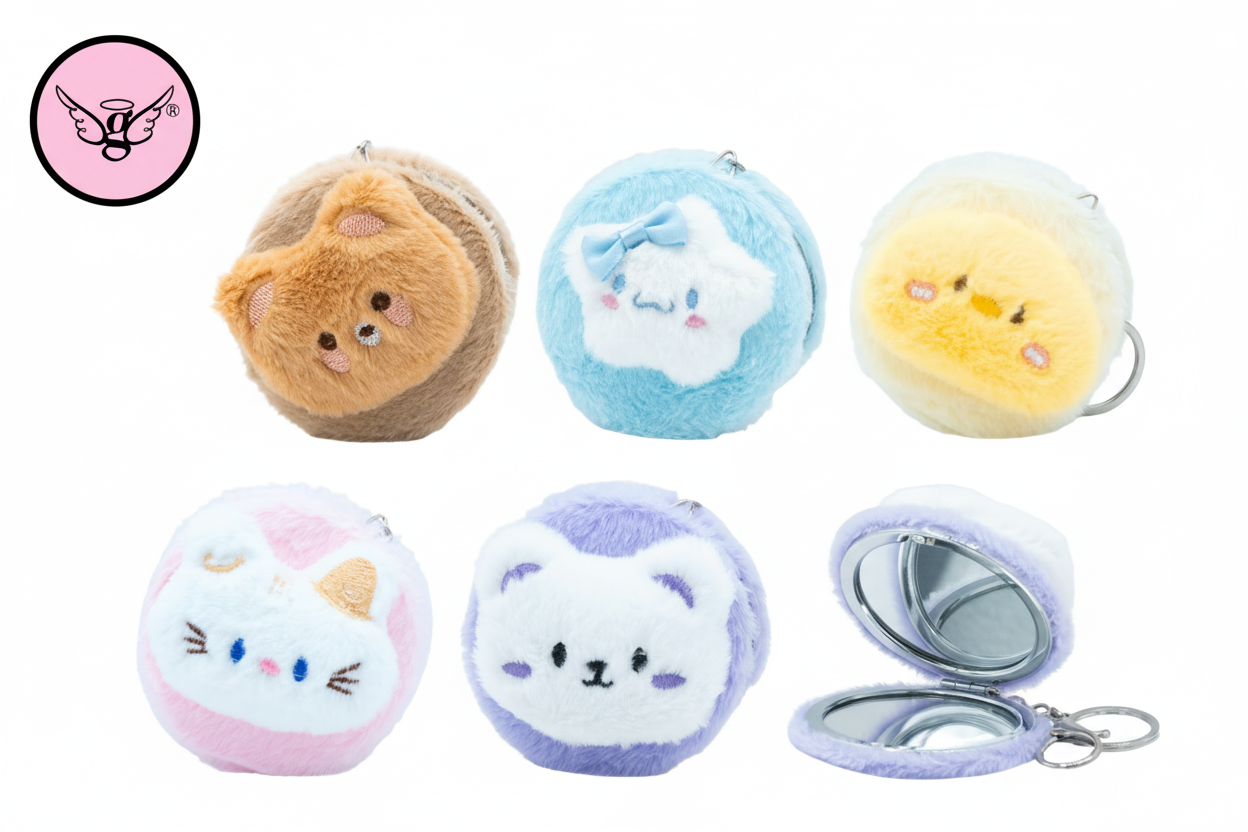 Keychain Beauty Teddy Mirror M-2607