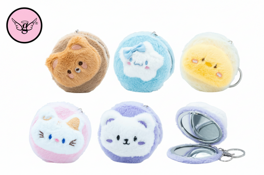 Keychain Beauty Teddy Mirror M-2607