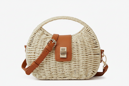 Straw Beach Rattan Bag - CA163