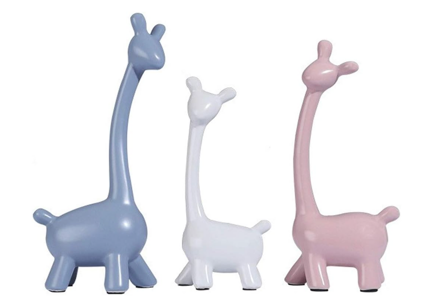 Giraffe Ceramic Sculpture Set of 3 - CA389