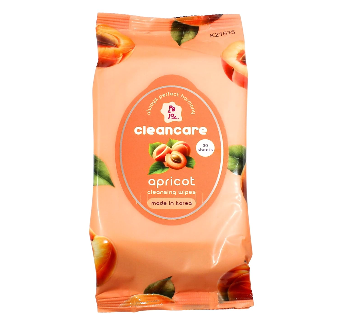 Apricot CleanCare Cleansing Wipes.